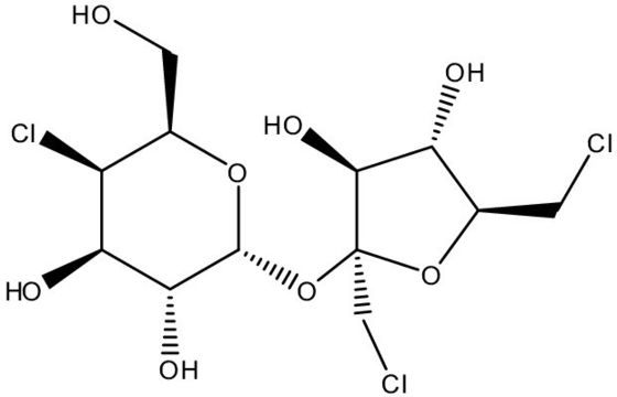 Tipo não nutricional Aspartame Sucralose em pó CAS 56038-13-2 para valor nutricional