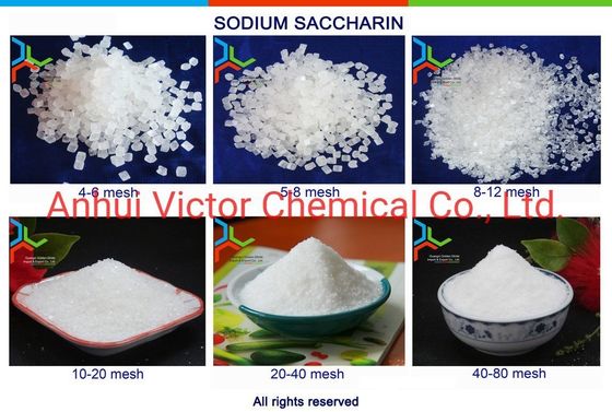 Aditivos alimentares de sacarina de sódio Malha 8-12 CAS n.o 128-44-9 Valor nutricional