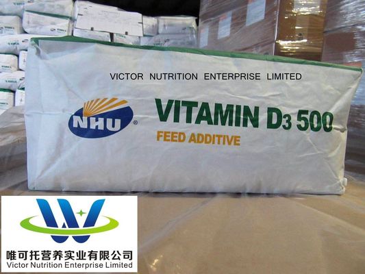 Vitamina D3 500 000 IU para alimentação animal de alto rendimento Vd3 500 Vitaminas 5000 toneladas/mês