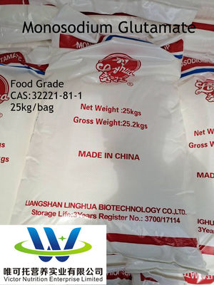 25 kg 99% Glutamato de Monossódio Halal EINECS 205-538-1 CAS n.o 32221-81-1 com 99% de pureza