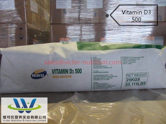 Embalagem Colecalciferol Vitamina D3 em pó EINECS 200-673-2 para suplemento de cuidados de saúde