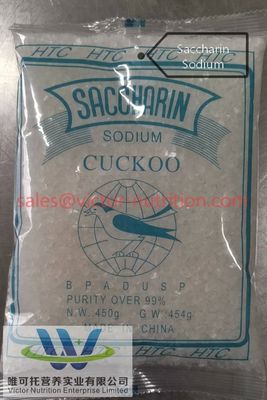 Sacarina Sodium Mesh 8-12 CAS 128-44-9 para valor nutricional em aditivos alimentares