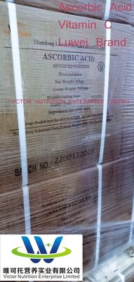 Embalagens de papel Vitamina C Ácido ascórbico para composição de nutrientes e Shandong Luwei
