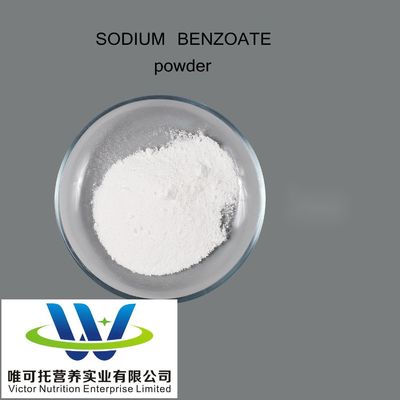 Benzoato de sódio, categoria alimentar CAS 532-32-1 com fórmula C7h5nao2 e EINECS 208-534-8