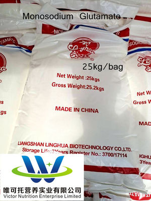 99% Msg Glutamato Monossódico Msg Prazo de validade 12 meses EINECS 205-538-1