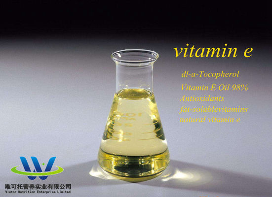 Dl-Alpha Tocopheryl Acetate Óleo de Vitamina E 98% para aditivo alimentar e pedido personalizado