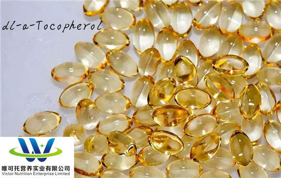 Dl-Alpha Tocopheryl Acetate Óleo de Vitamina E 98% para aditivo alimentar e pedido personalizado