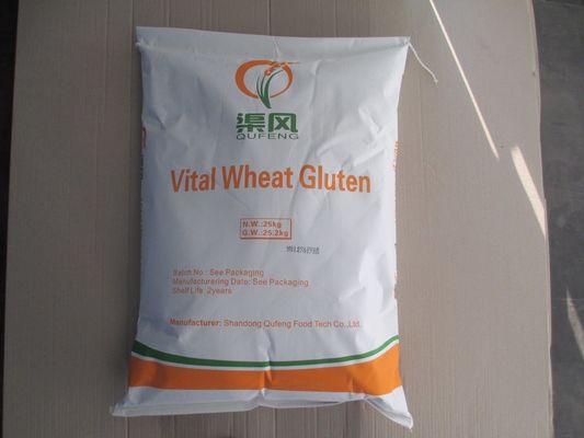 Glutina de trigo branco vital 82% para alimentos inflados