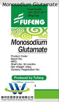 Fufeng MSG de alta pureza 99% Min 8-100 malha de origem chinesa HACCP Certificado EINECS 200-533-0