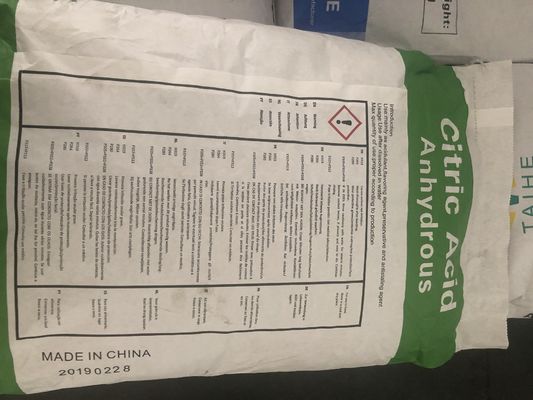 Laiwu Taihe CAS 5949-29-1/77-92-9 Ácido cítrico anidro Anidro/monohidrato/mono para gesso