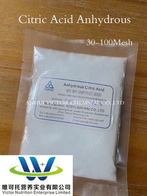 Laiwu Taihe CAS 5949-29-1/77-92-9 Ácido cítrico anidro Anidro/monohidrato/mono para gesso