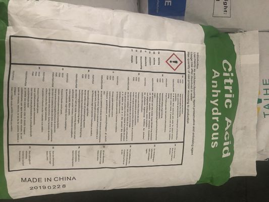 Ácido cítrico em pó anidro de qualidade alimentar superior/número CAS 77-92-9/fórmula C6h8o7
