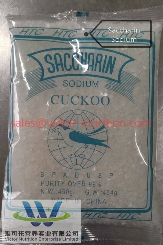 Recursos Naturais Sódio Sacarina 20-40 Malha CAS 128-44-9 com pedido personalizado