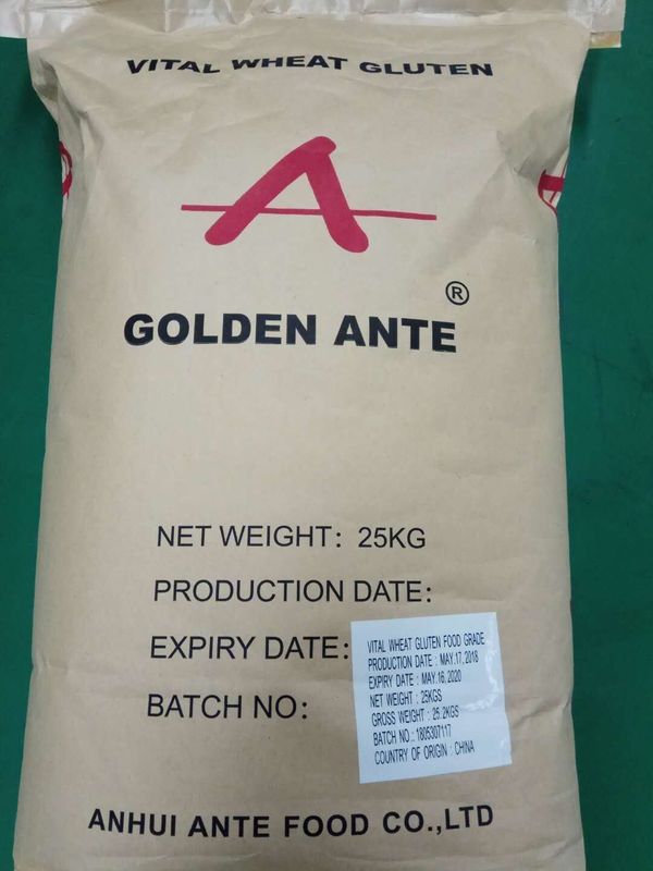 Gluteno de trigo vital produzido em abastecimento direto Vida útil 12 meses CAS n.o 8002-80-0