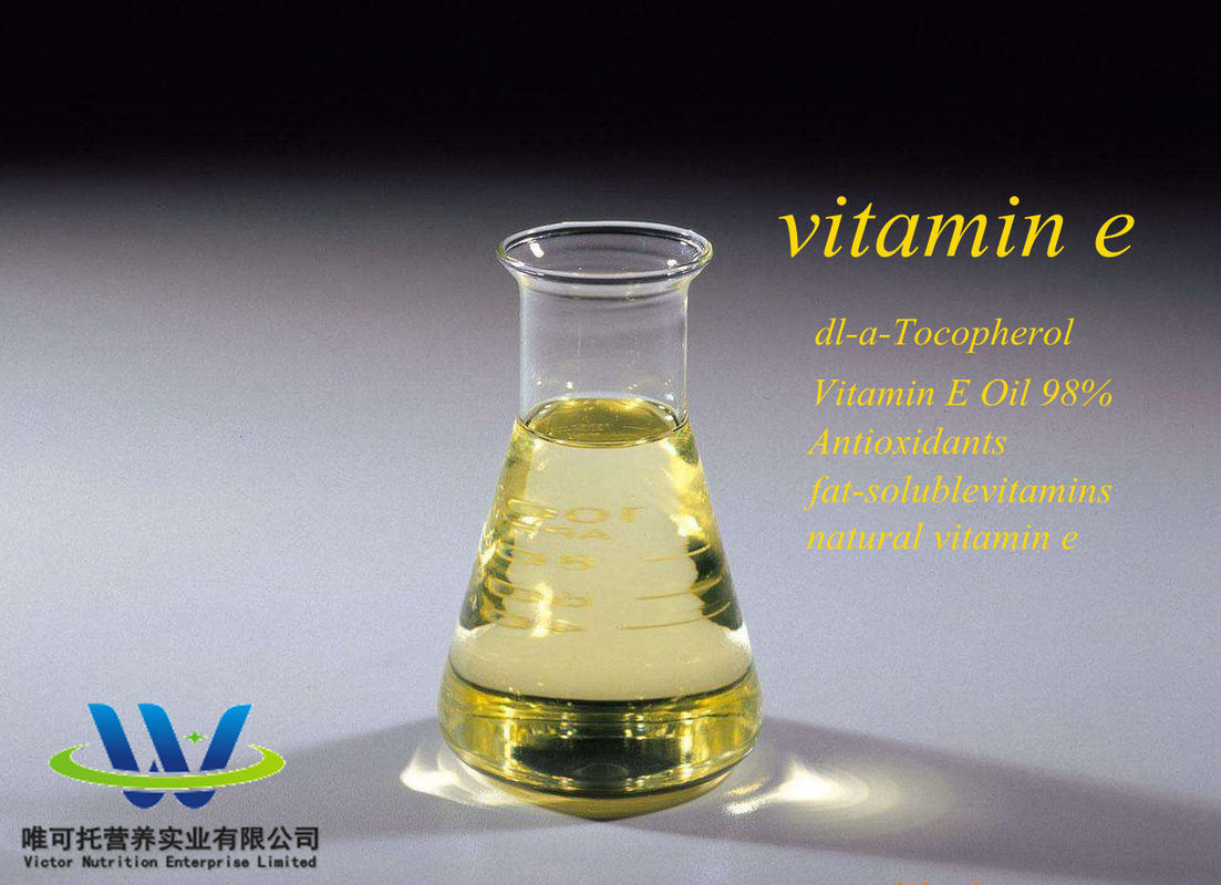 Dl-Alpha Tocopheryl Acetate Óleo de Vitamina E 98% para aditivo alimentar e pedido personalizado