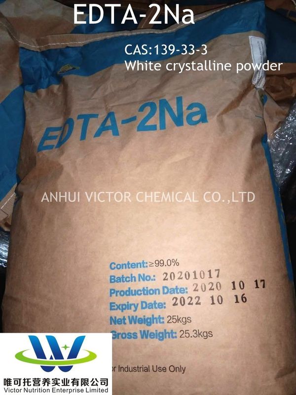 E Sal disódica de ácido tetraacético de tilenodiamina 139-33-3 para controlo do pH na indústria