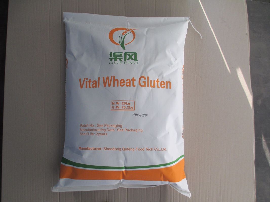 Alto teor de proteínas 82% farinha de glúten de trigo vital para a indústria de panificação EINECS 232-317-7